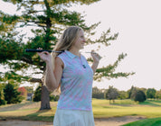 Tie Dye Tranquility Sleeveless Polo