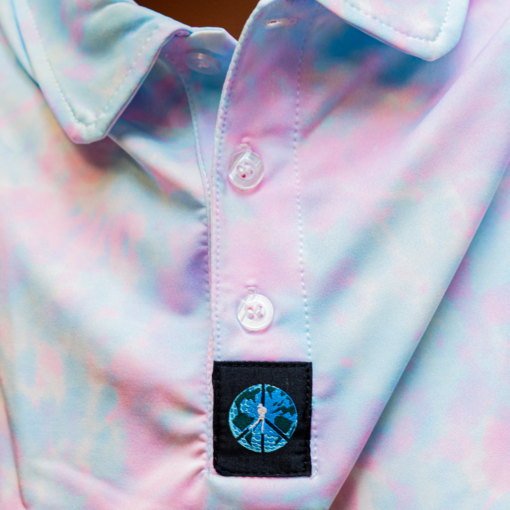 Tie Dye Tranquility Sleeveless Polo
