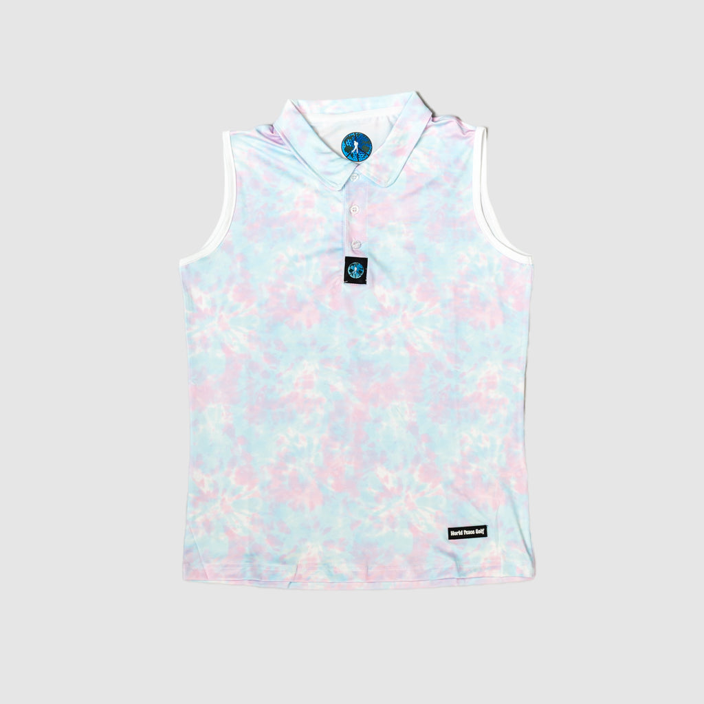 Tie Dye Tranquility Sleeveless Polo